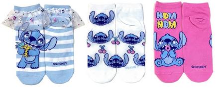 Disney Lilo and Stitch Socks with Tulle Trim 3-Pack Exclusivité Games Zone